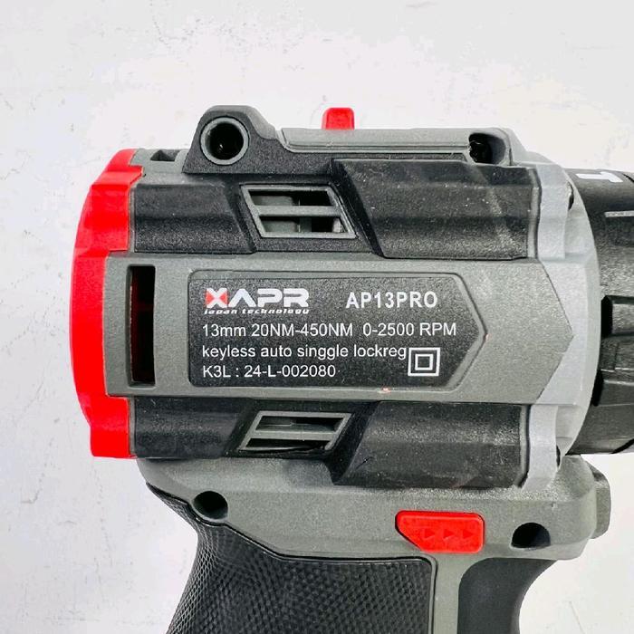 Es_Teh_Mamam Apr Ap13Pro Bor Baterai Brushless 13Mm Impact Drill Single Lock Mesin Bor Beton Baja