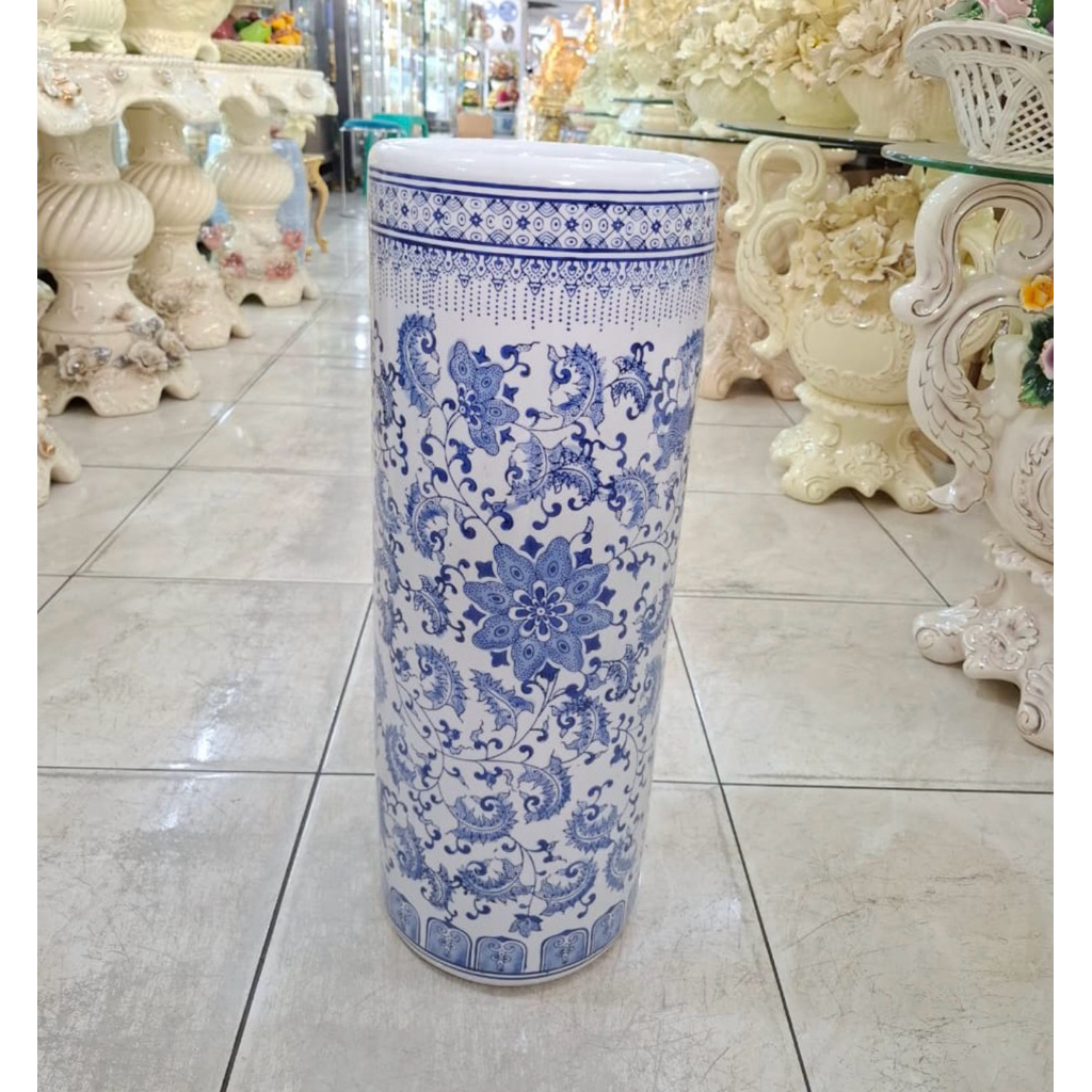 Vas Bunga Keramik tinggi 60 cm / Tempat Payung Premium / Vas Bunga Imlek