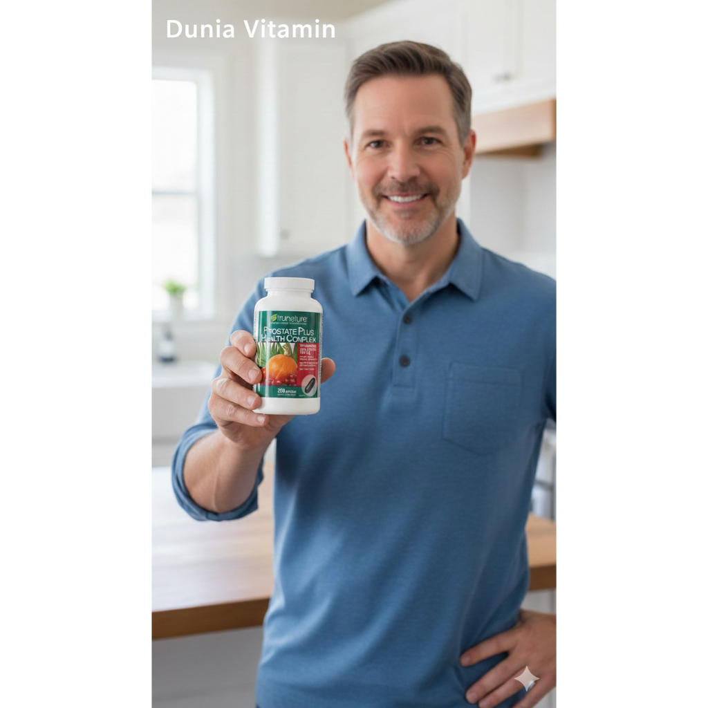 Trunature Prostate Plus Health Complex, Isi 250 Softgels - Suplemen Kesehatan Prostat & Kandung Kemi