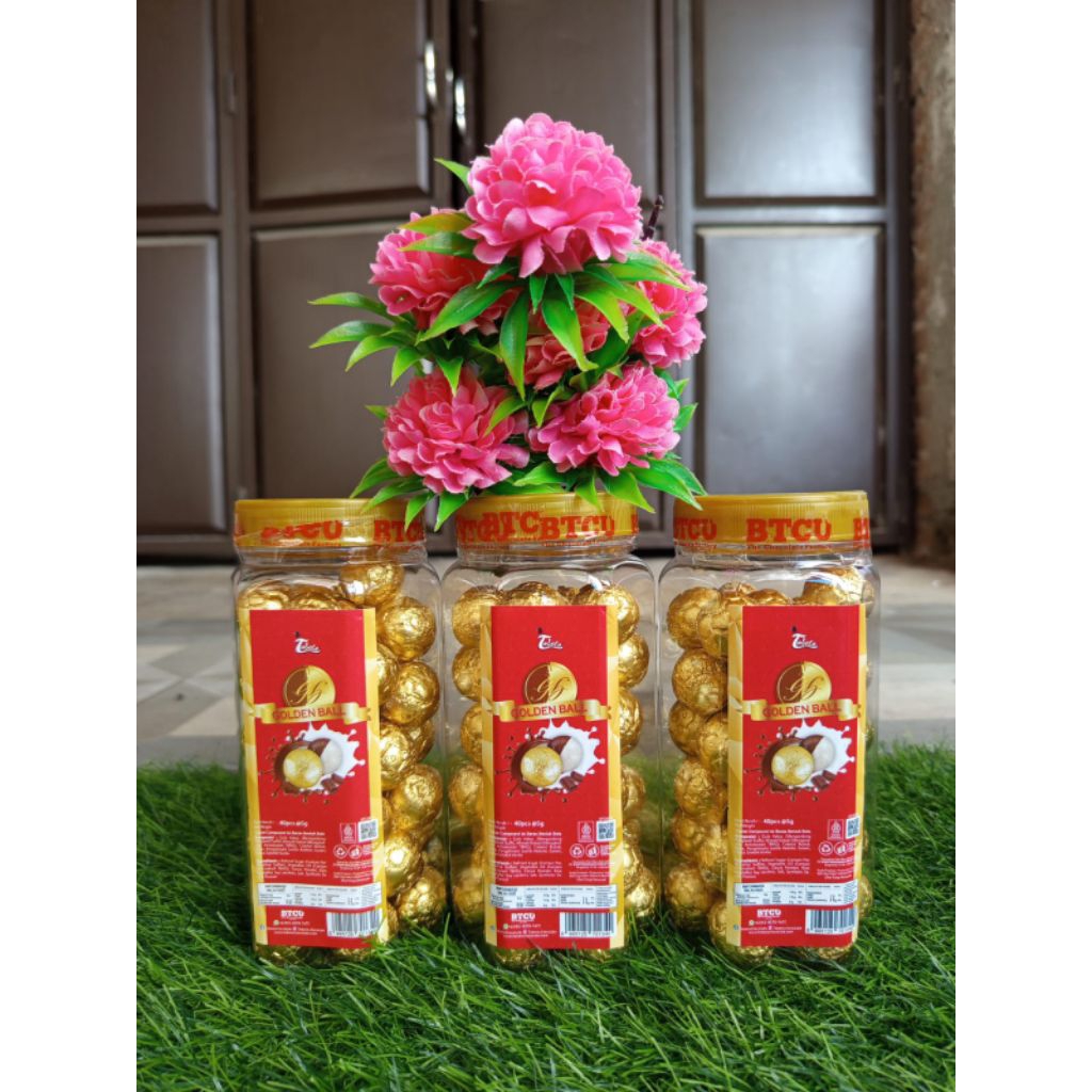 TOBELO GOLDEN BALL | BOLA BOLA COKLAT | KEMASAN 270 gr  | camilan atau snack coklat