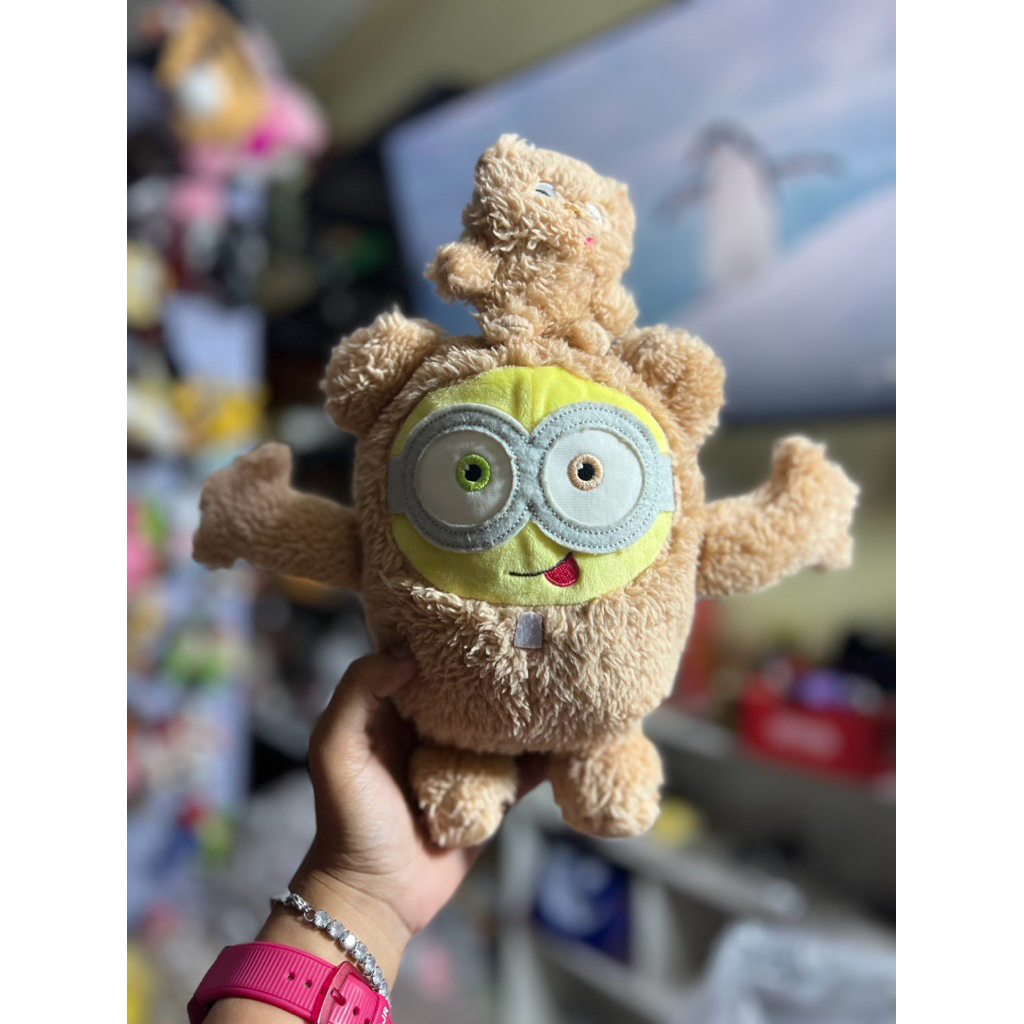 boneka minions bob & tim