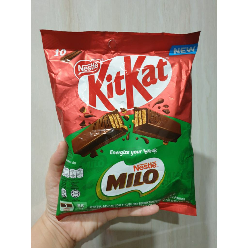 KitKat milo asli malaysia  isi 10 Ready Stock