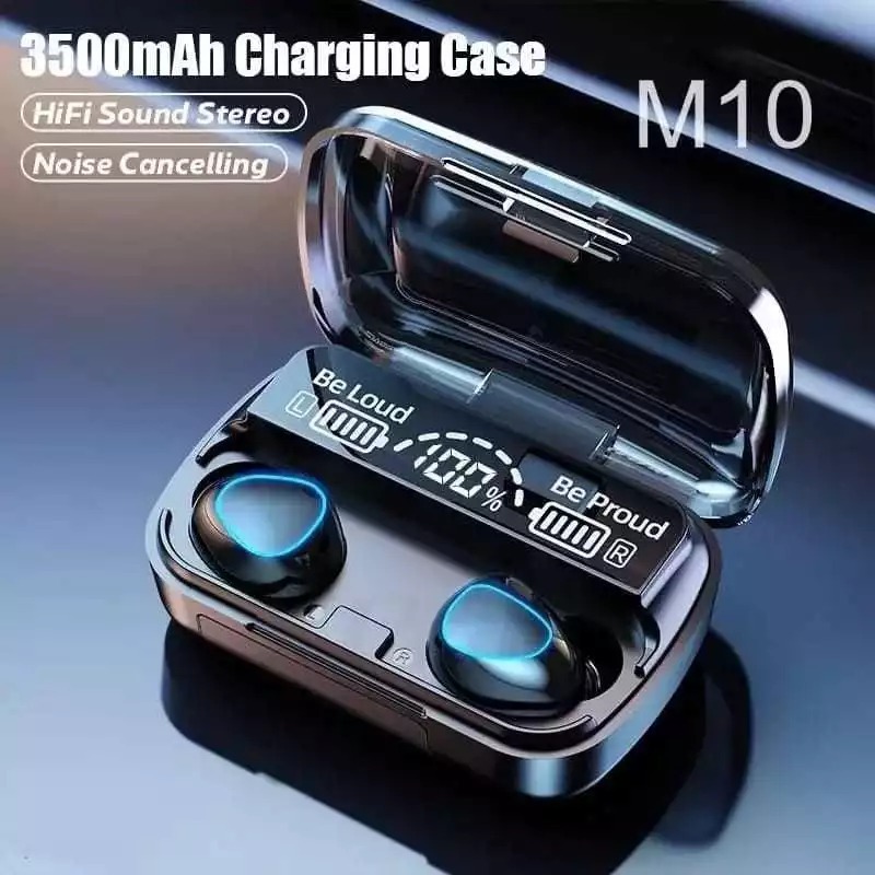 M10 Headset Bluetooth Wireless TWS + Powerbank