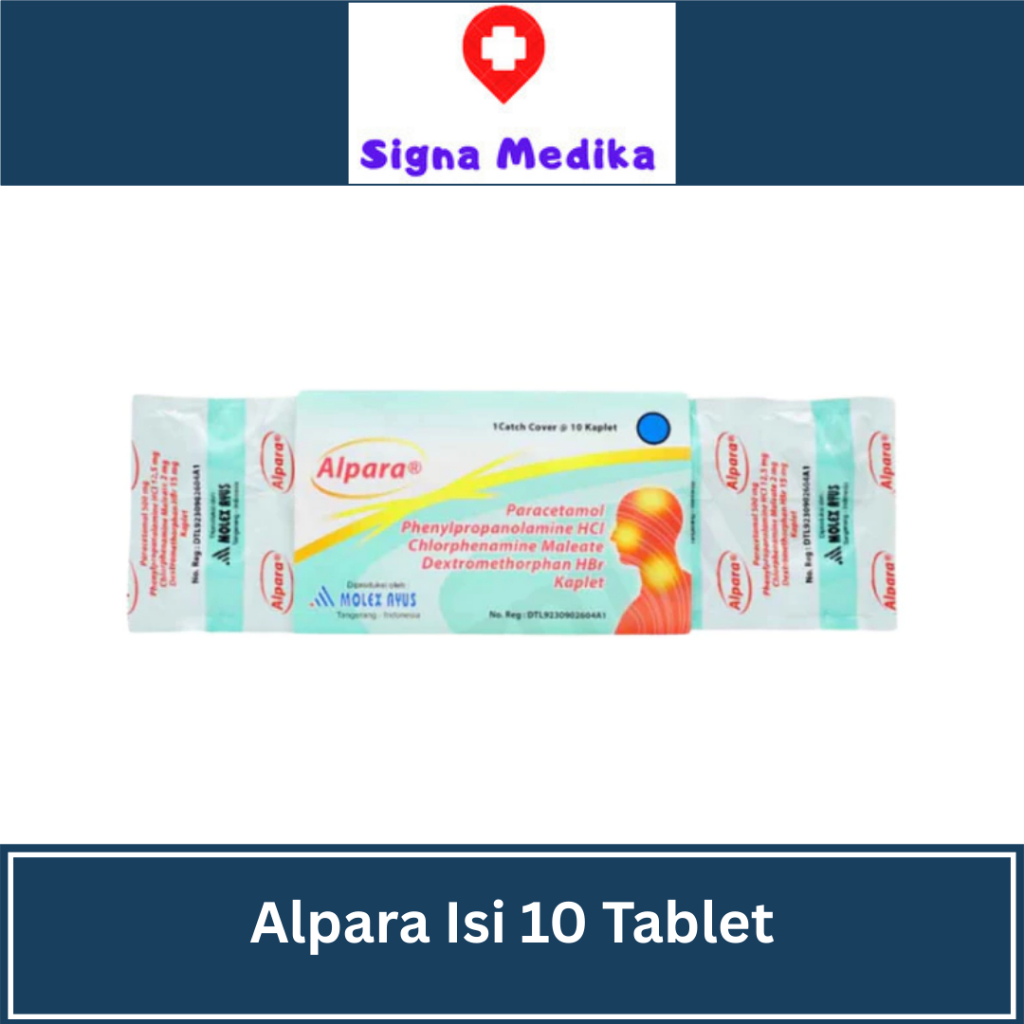 Alpara Isi 10 Tablet - Obat Batuk Pilek