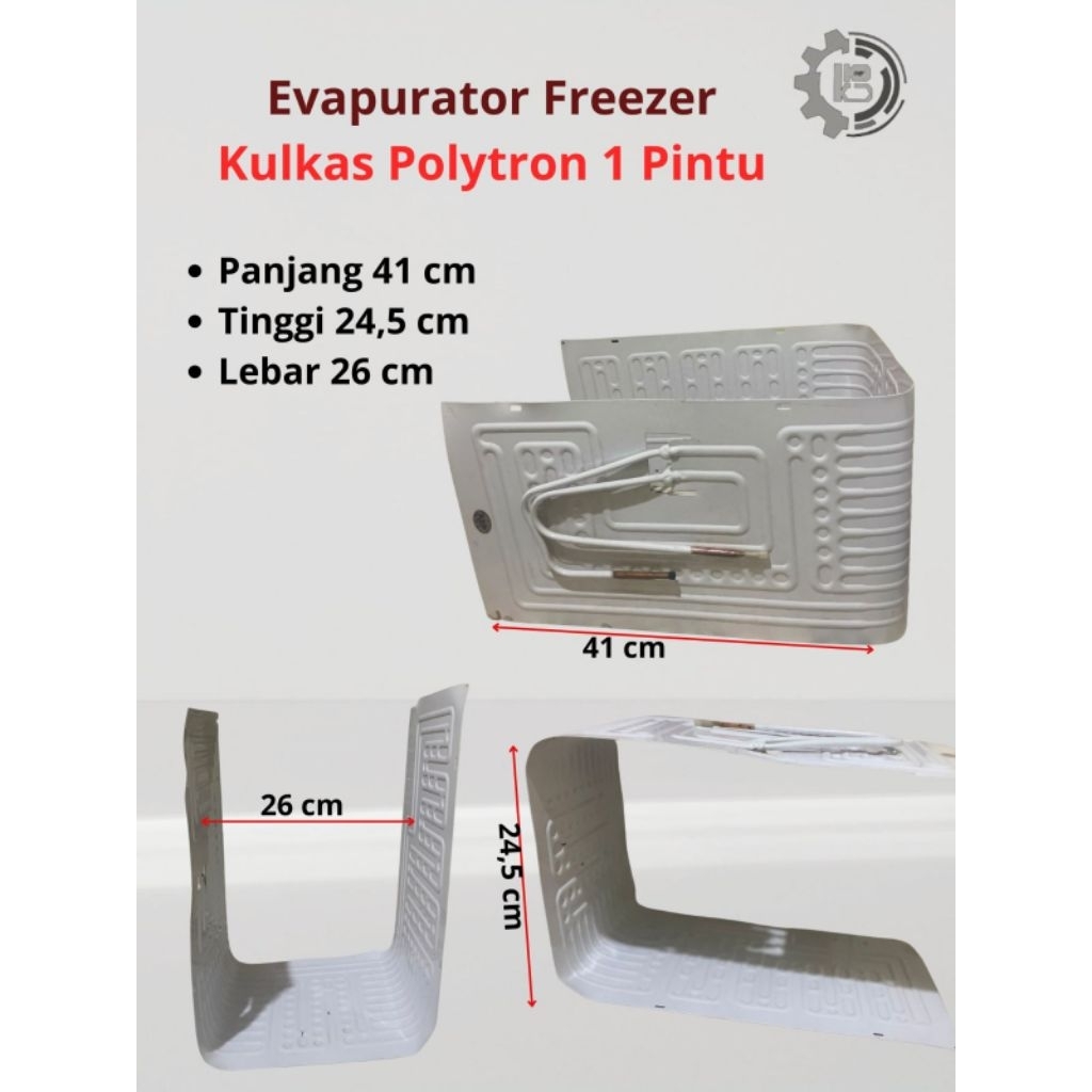 EVAPORATOR FREEZER KULKAS POLYTRON 1 PINTU