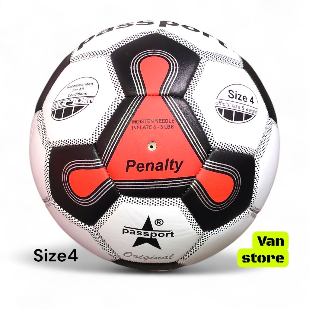 BOLA SEPAK PASSPORT SIZE4 ANAK SSB JAHIT MESIN FREE PENTIL JARING POMPA