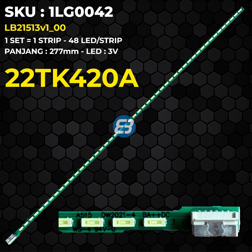 Backlight TV LG 22 Inch 22TK420A LB21513v1_00