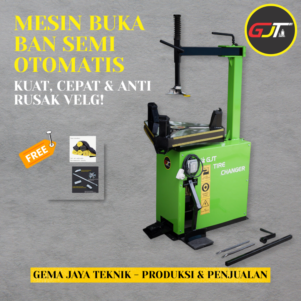 Alat Buka Pasang Ban motor mobil Semi Otomatis Tyre Changer Semi otomatis