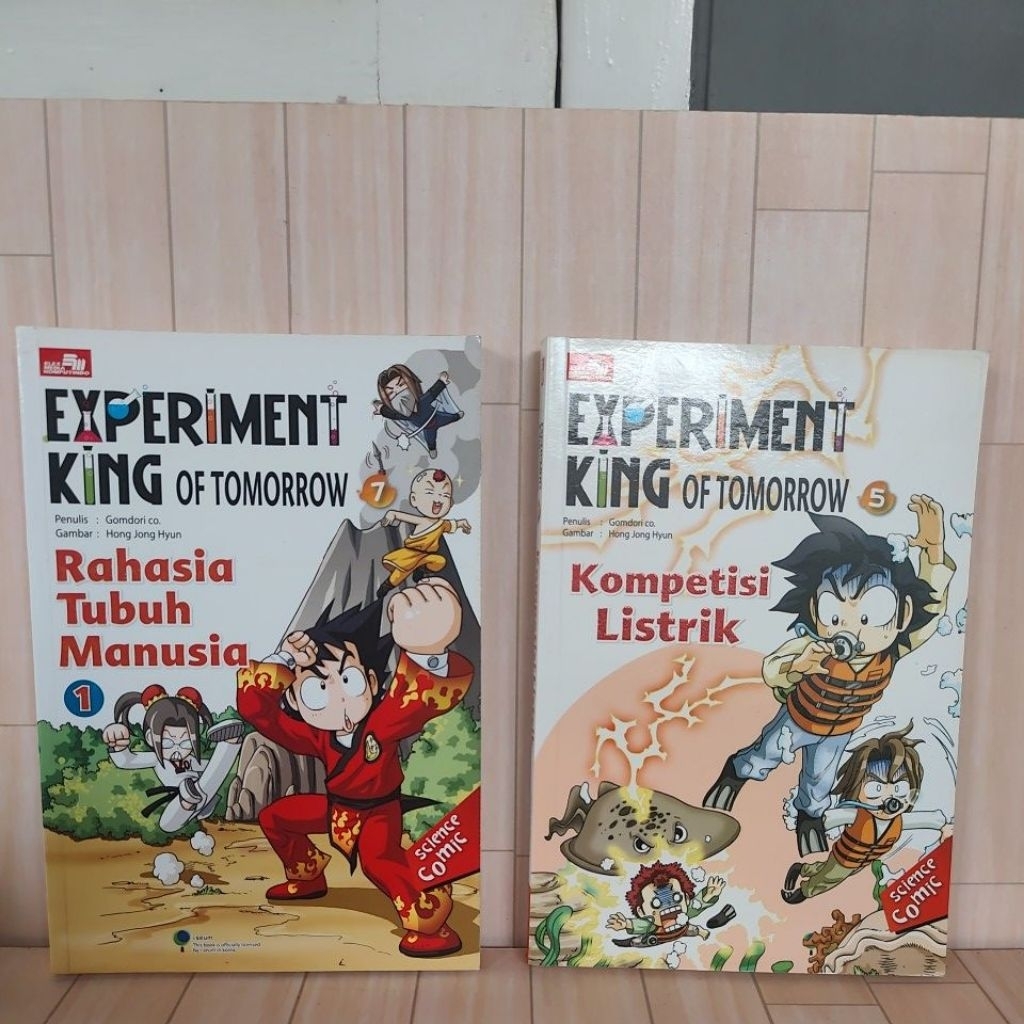 Buku Bacaan Komik Anak Ekperiment King Of Tomorrow Kompetisi listrik Dan Bervariasi Judul By Gomdori
