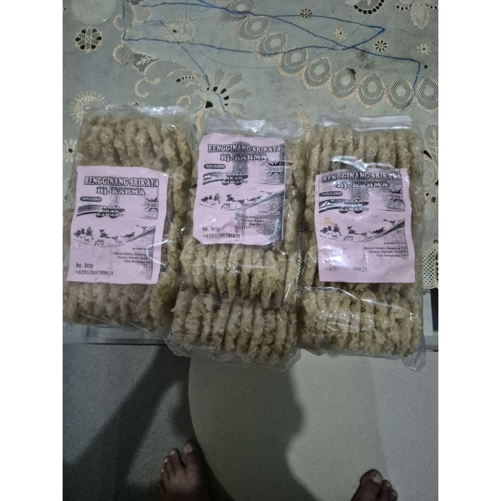 Rengginang khas situbondo rasa ikan