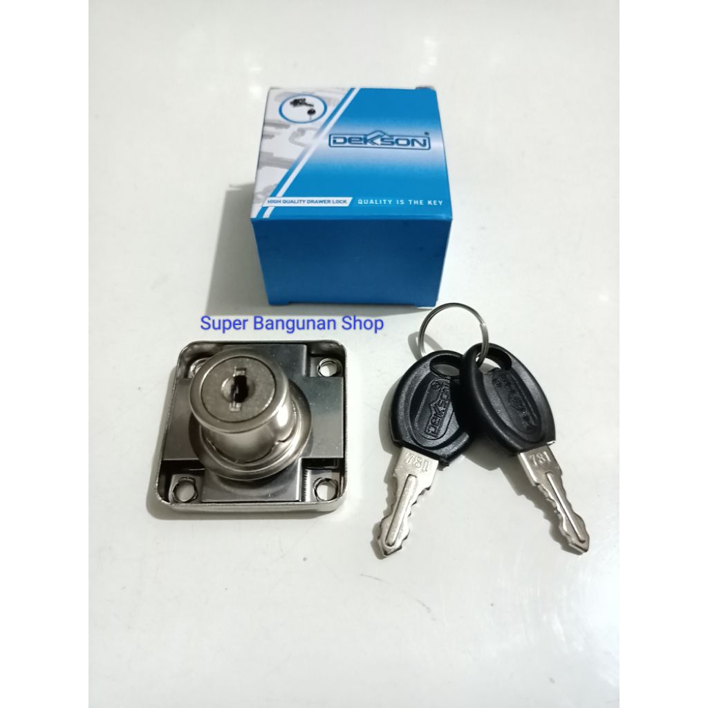 Kunci lemari dekson DL DKS 138 22mm / Kunci laci dekson