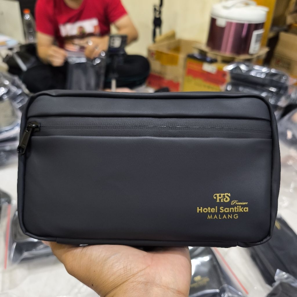 CUSTOM | Handbag Pria Waterproof Premium | Tas Selempang Anti Air