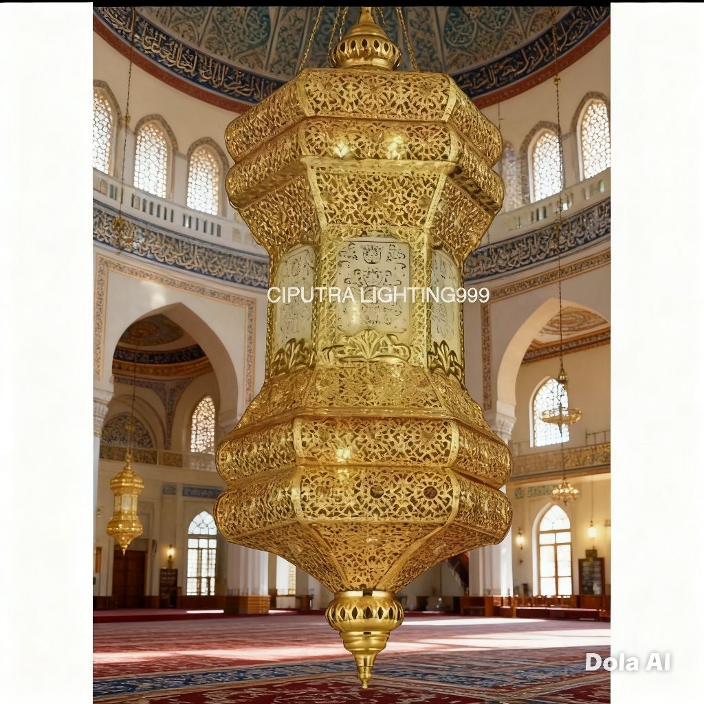 Lampu Gantung Hias Teras Klasik Turki Diameter 30 Cm Mewah
