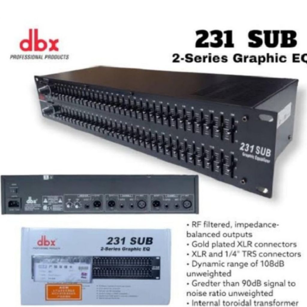Equalizer 231+ Subwoofer equaliser 231 subwoofer | melody classic
