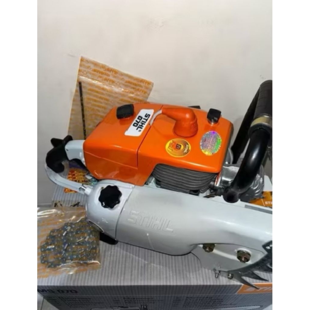 CHAINSAW MS070 MESIN SENSO POTONG KAYU TAMPA BAR, MESIN GERGAJI MS070