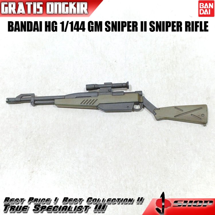 BANDAI HG 1/144 GM SNIPER II SNIPER RIF-LE HG3715