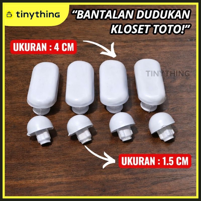 Karet Bantalan Kloset Duduk Toto 1 Set / Karet Closet Duduk Toto