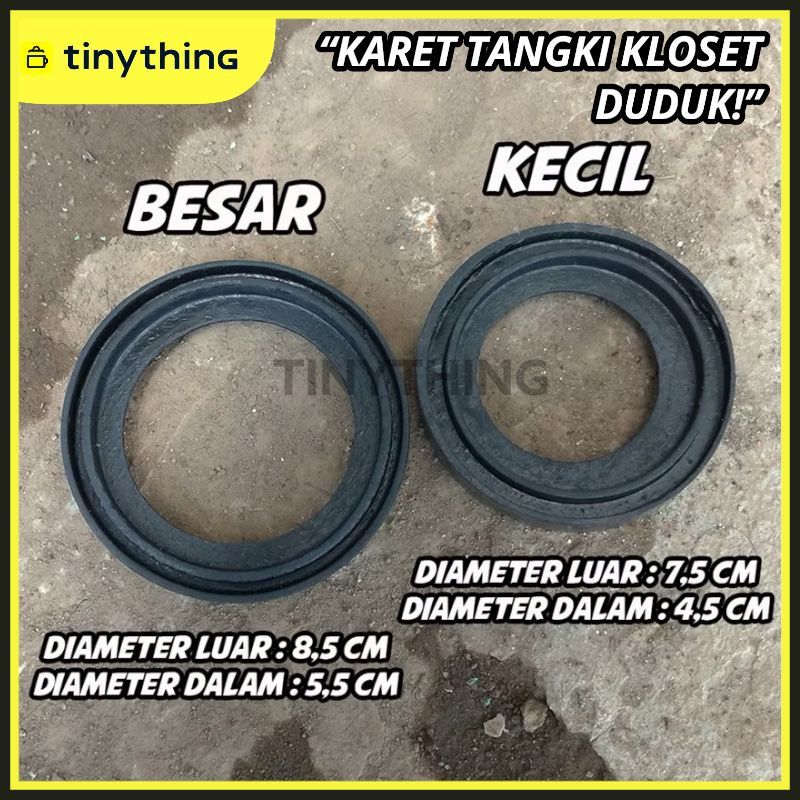 Karet Tangki Kloset Duduk Seal Bawah Kloset Duduk / Karet Closet Duduk / Karet Seal Closet Duduk Baw