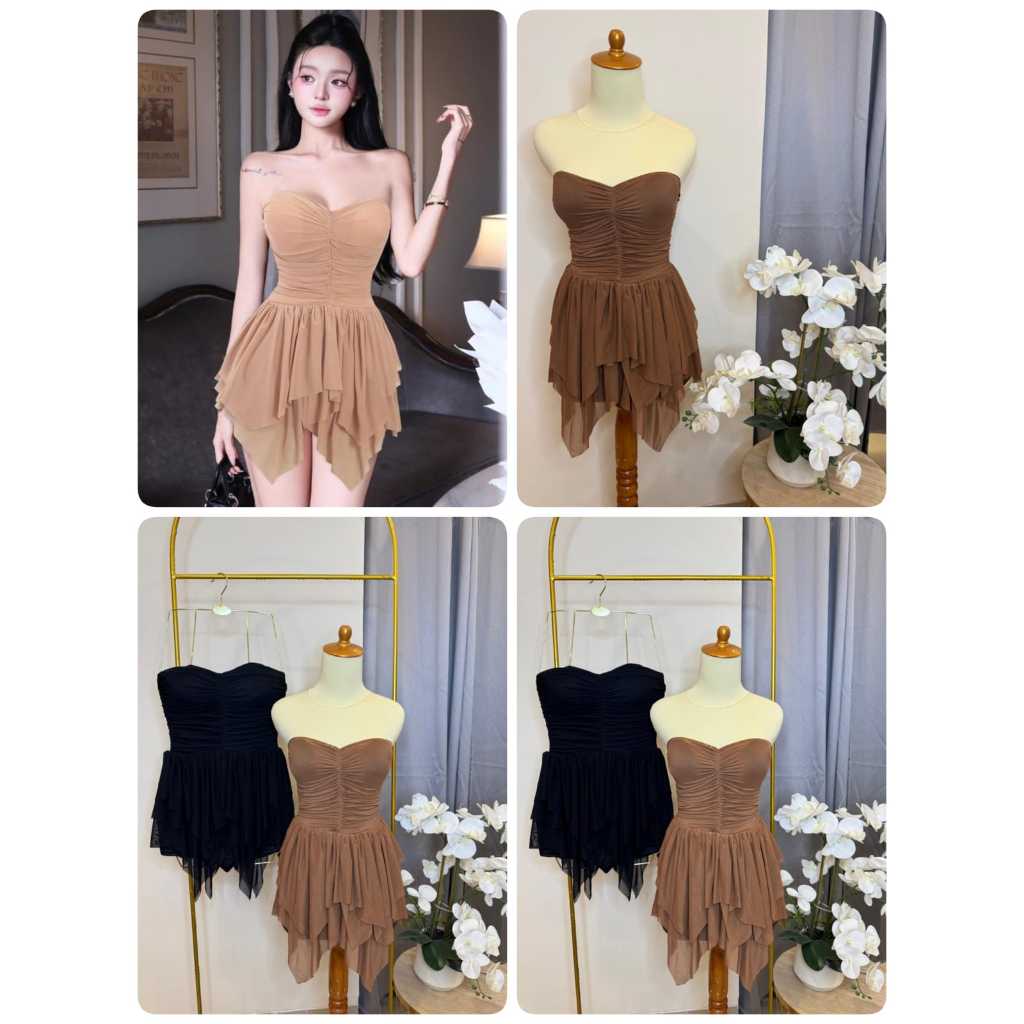 Jms - 729  / Dress mini layer / Mini dress kemben sexy / dress party kemben / dress slim fit / DIY