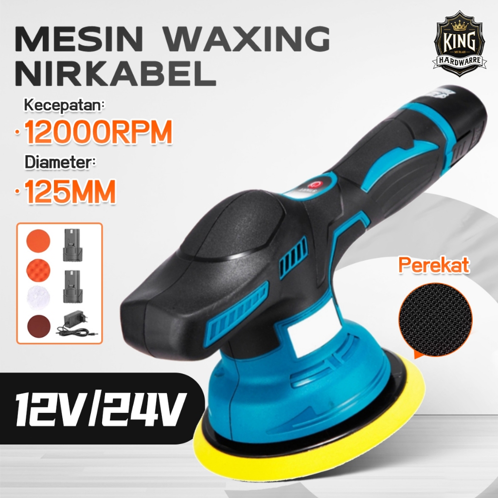 Alat poles mini body portable baterai 125mm /1300mAh /Mesin Poles Body Mobil 220v 700w /Alat Poles M