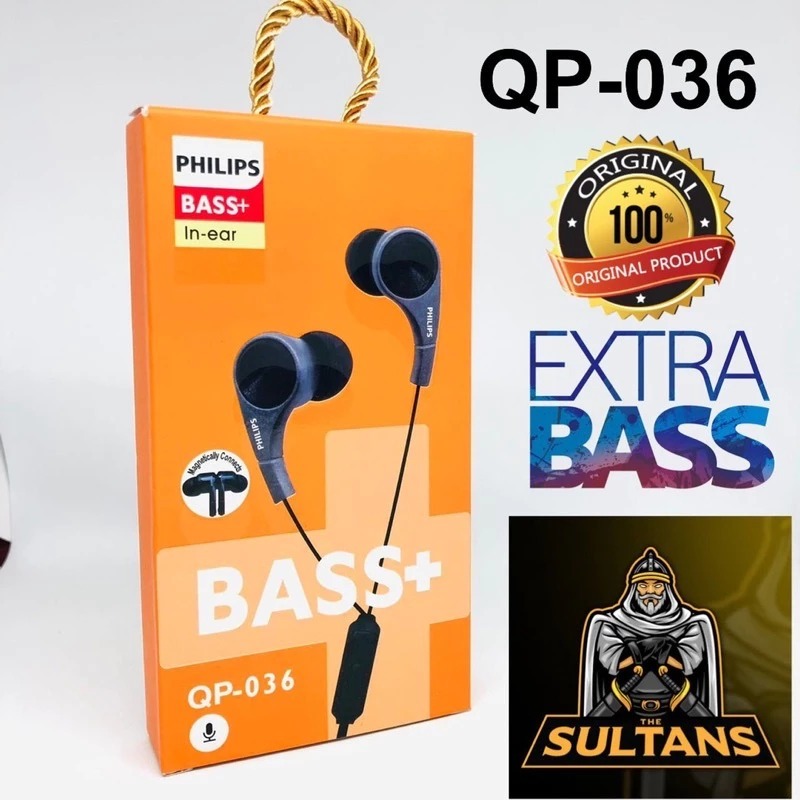 Headset Philips PH036/QP036 Extra Bass | Handsfree Philips Stereo
