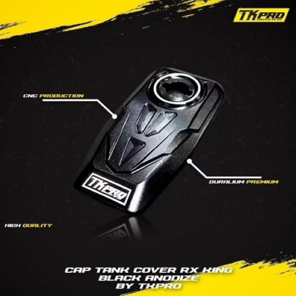 tutup tangki cnc RX king TKpro ..HITAM