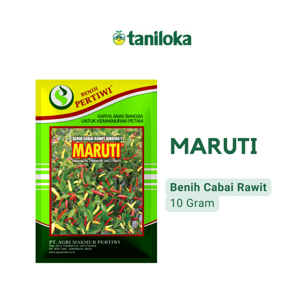 Benih Pertiwi - Benih Cabai Rawit Maruti (10 Gram)