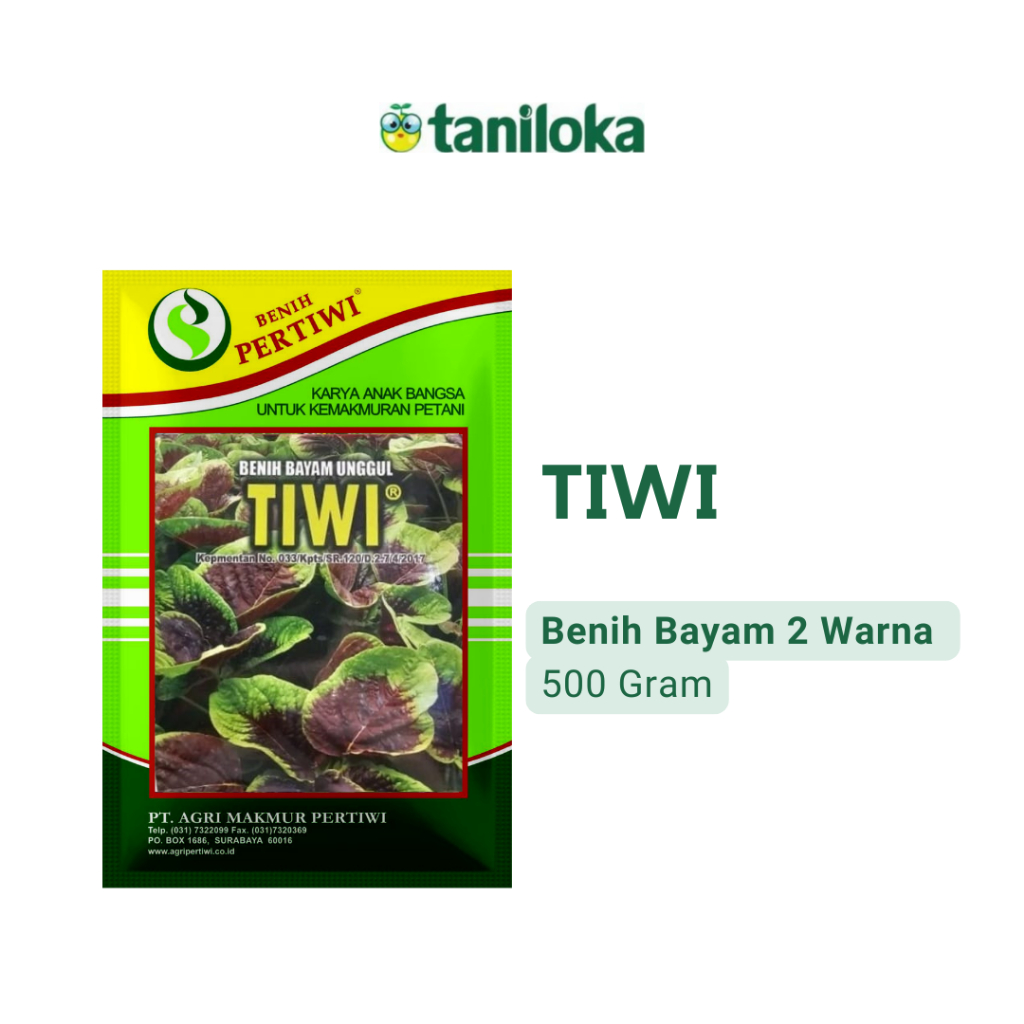 Benih Pertiwi - Benih Bayam Tiwi (500 Gram)
