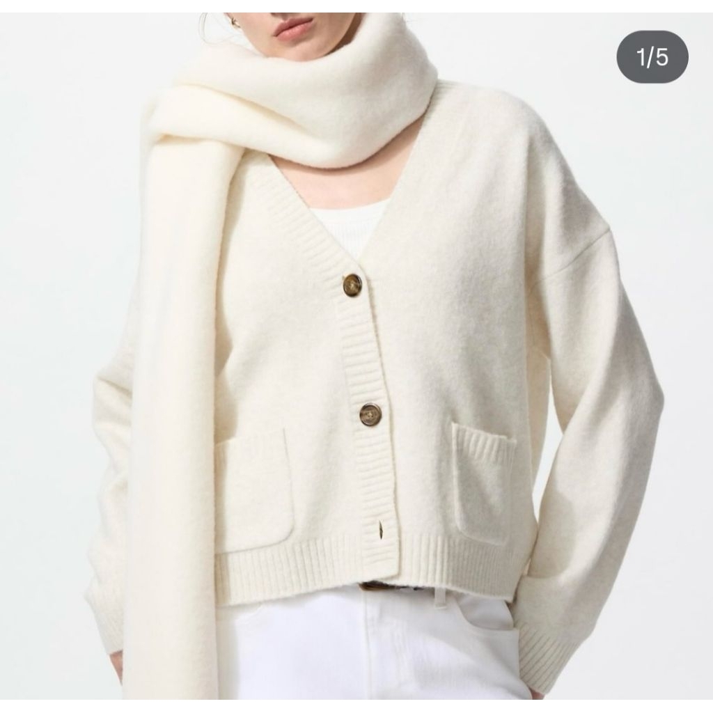 [READY SALE] UNIQLO CARDIGAN SOUFFLE YARN