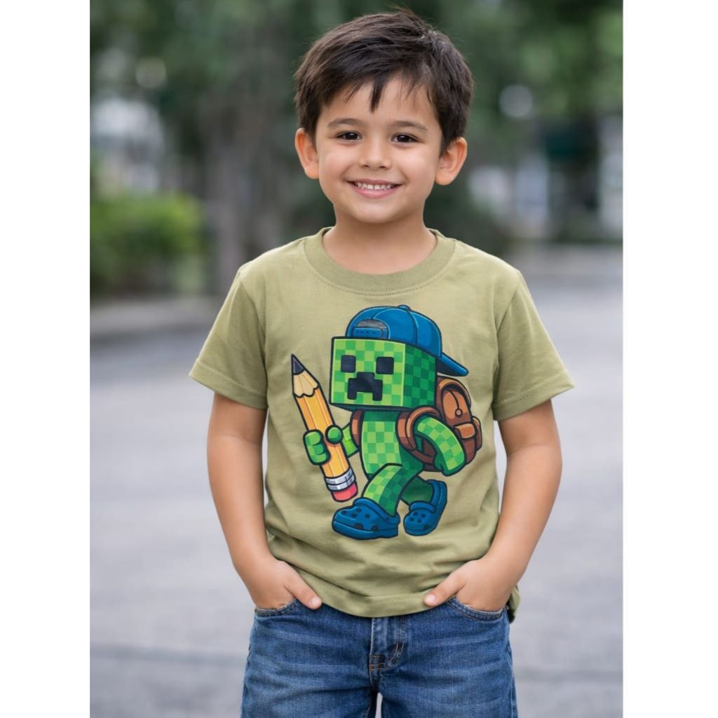 KAOS ANAK GAME MINECRAFT CLIPPER  GAME ROBLOX
