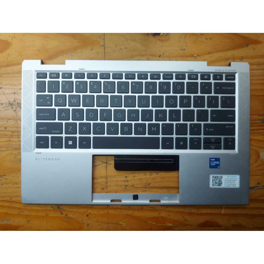 Palmrest Casing Tengah Keyboard Mati Laptop HP Elitebook X360 1030 G8 M45819 Silver 13.3 inch minus 