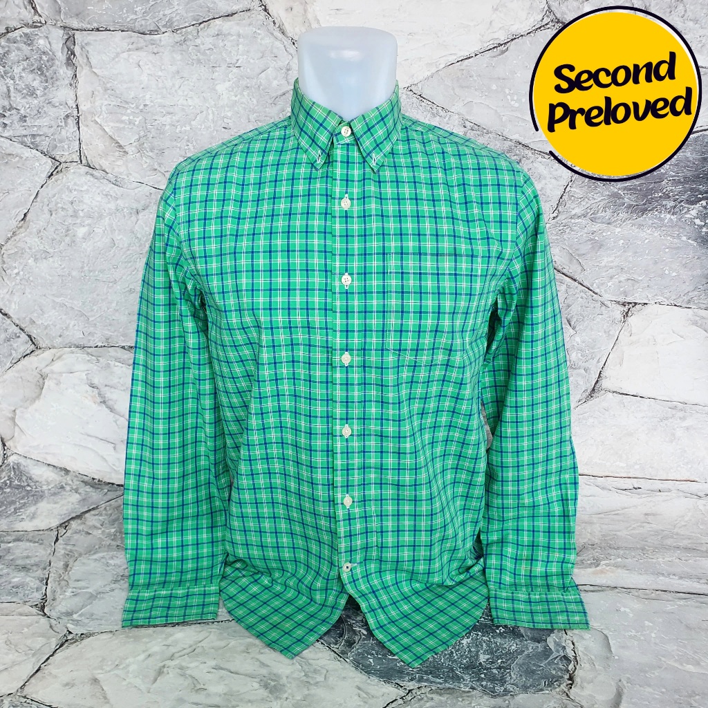 Baju Kemeja Panjang AMERICAN EAGLE - Size S sd M / LD 52 cm - Original - Used