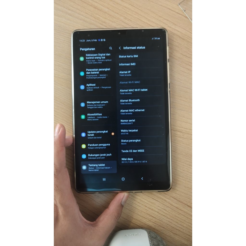 tab samsung a7 lite 3/32gb