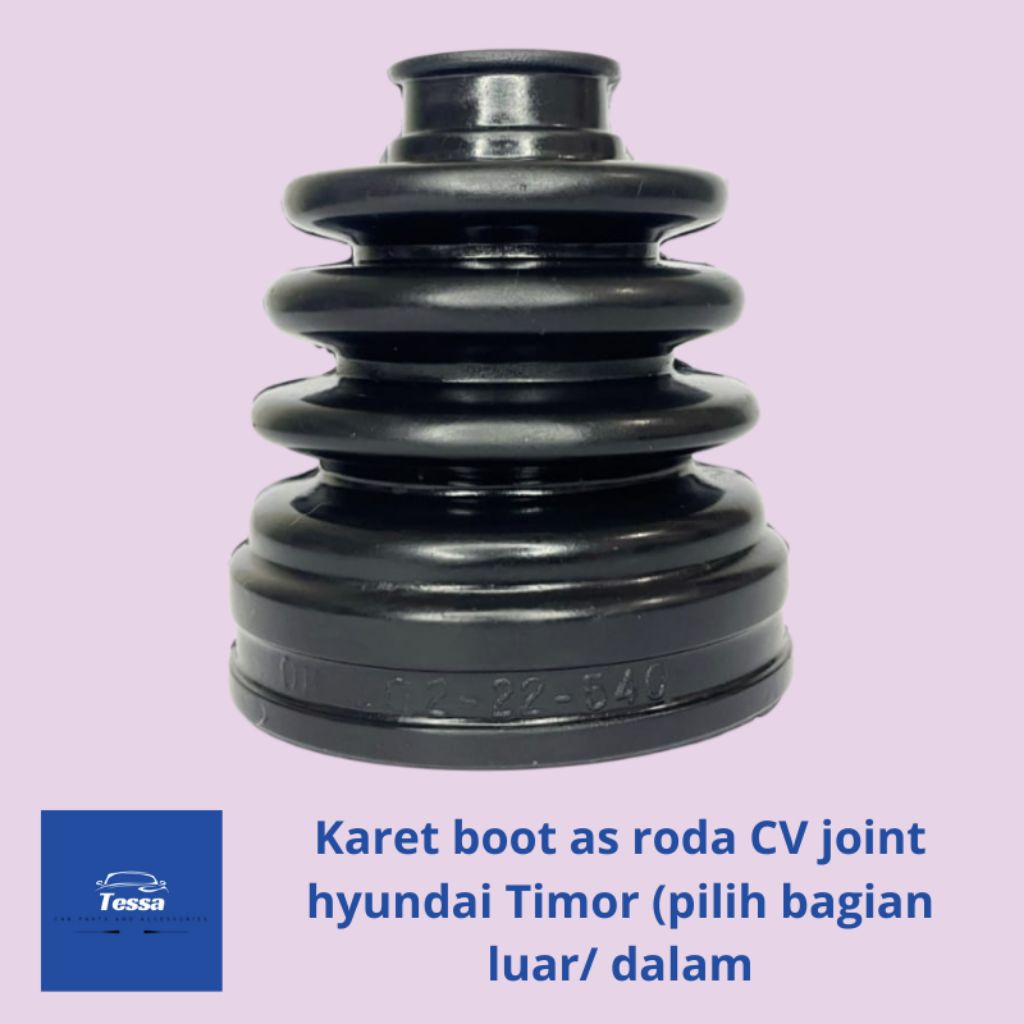 karet boot as roda CV joint hyundai Timor (pilih bagian luar / dalam)