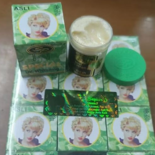 (12 pc) Bedakkin Hijau Sp Hijau asli