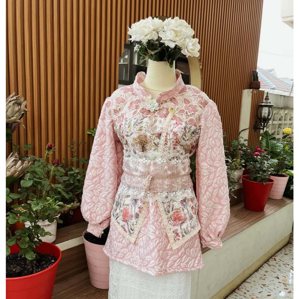 Beachylooks Atasan Raya Kebaya Kondangan Renata Janggan outfit lamaran simple elegant