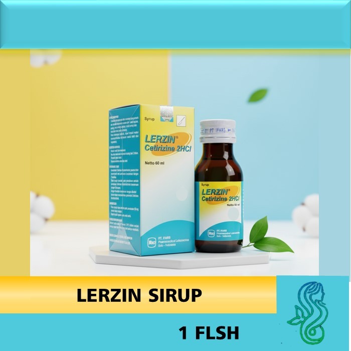 LERZIN SIRUP RHINITIS ALERGI GATAL 60 ML