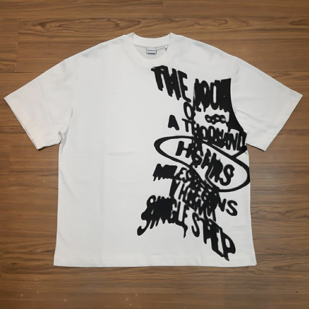 Kaos Pria Graphic  Earth Tone - Cream