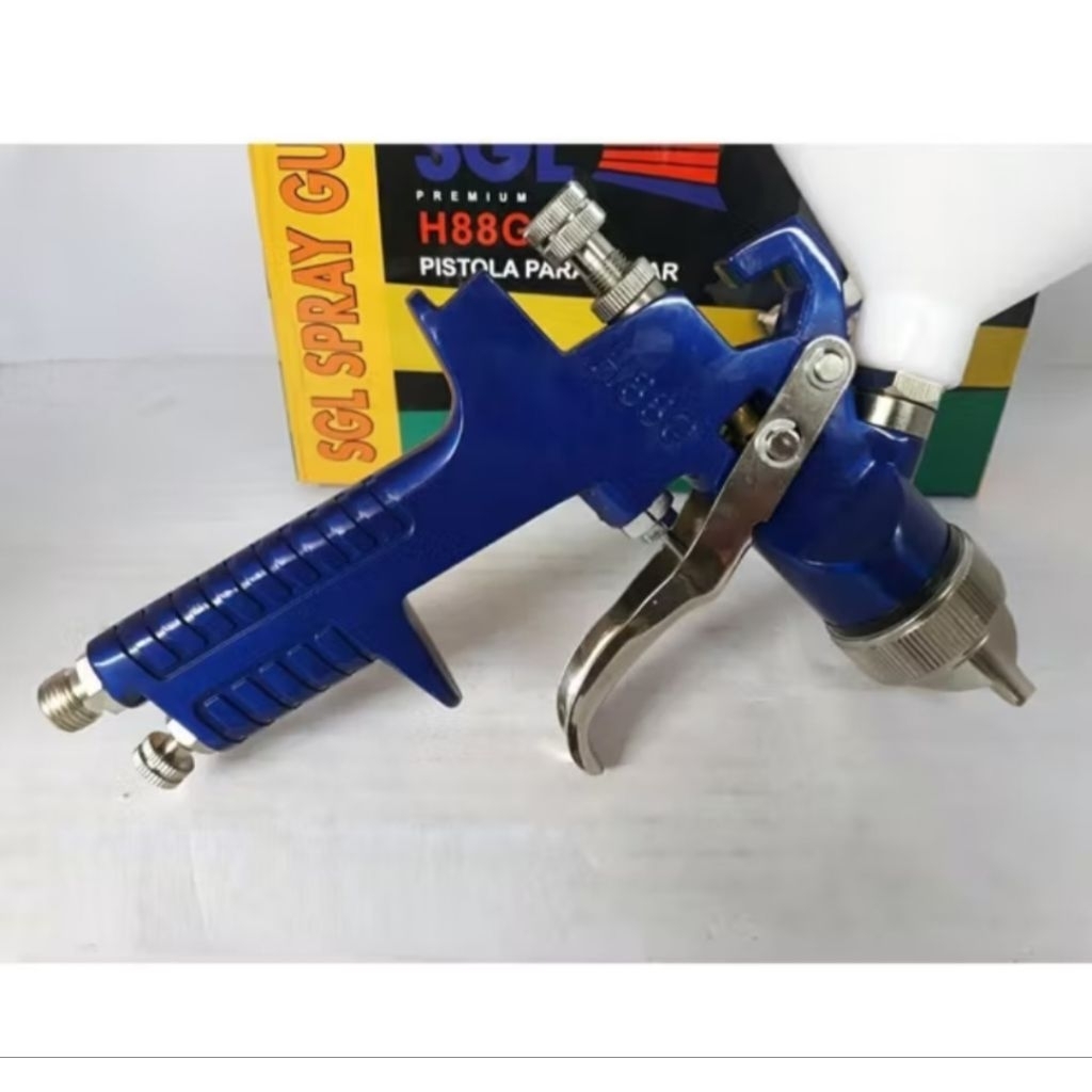 Alat Semprot Spray Gun Cat Tabung Atas HVLP 600cc SGL H88G