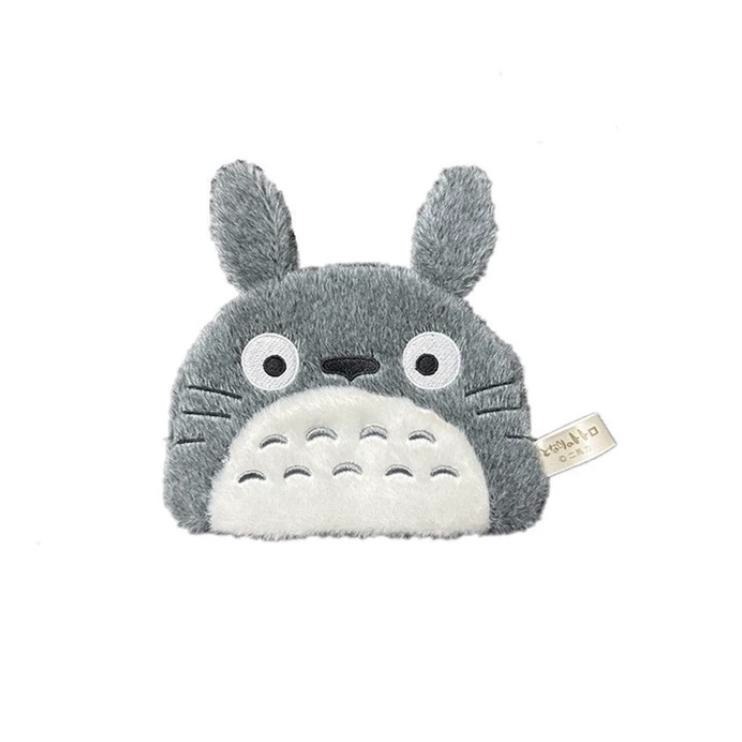 Totoro Plush Coin Purse | Dompet coin kartu cosmetic karakter totoro