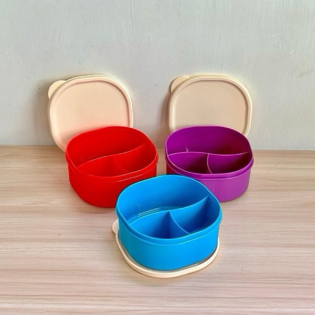 NEW PRODUCT Kotak Bekal MINI Sekat 3 /Tempat Makan KECIL sekolah Anak / Kotak Makan / Lunch Box