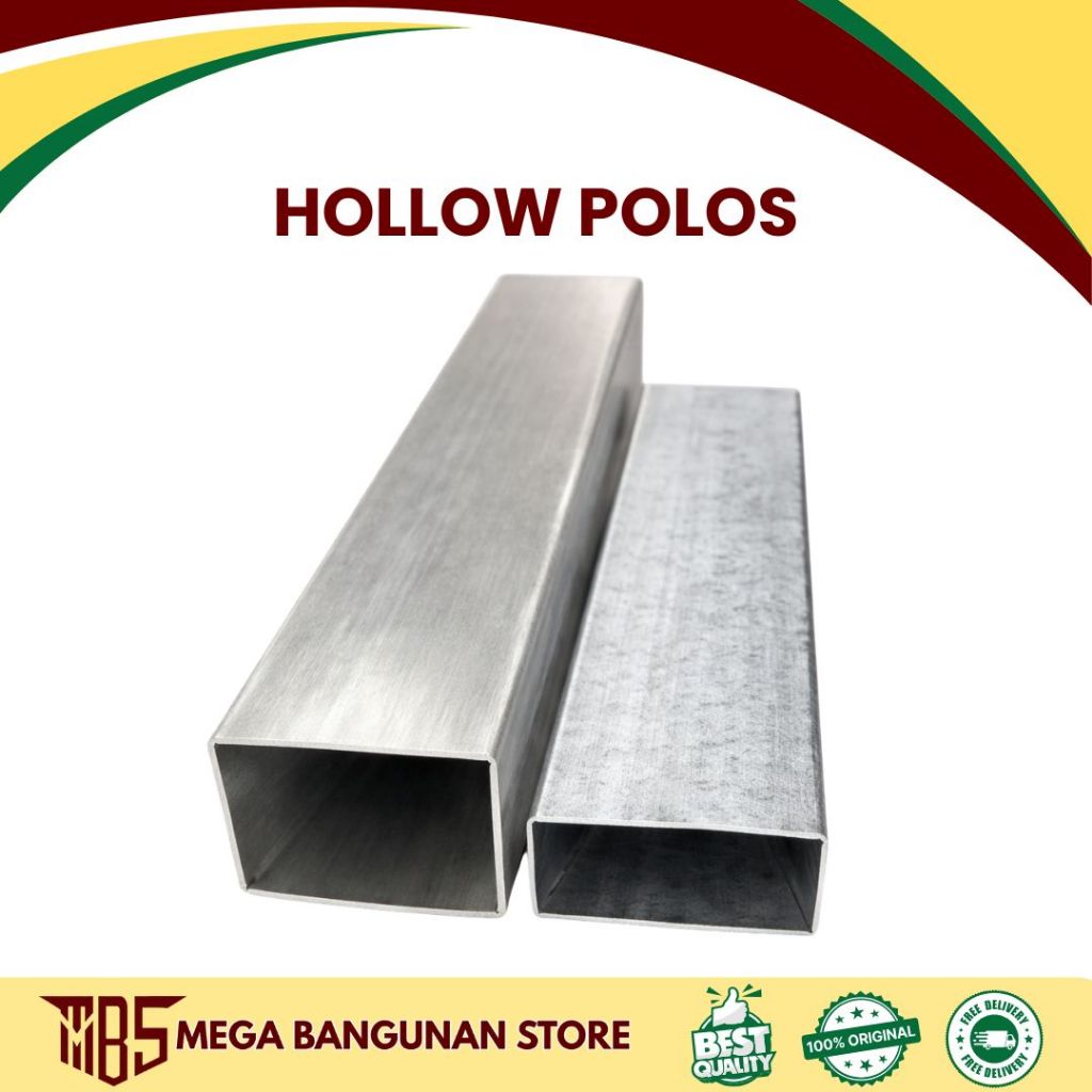 HOLLOW POLOS 4x4 - 0.4 mm / HOLLOW POLOS