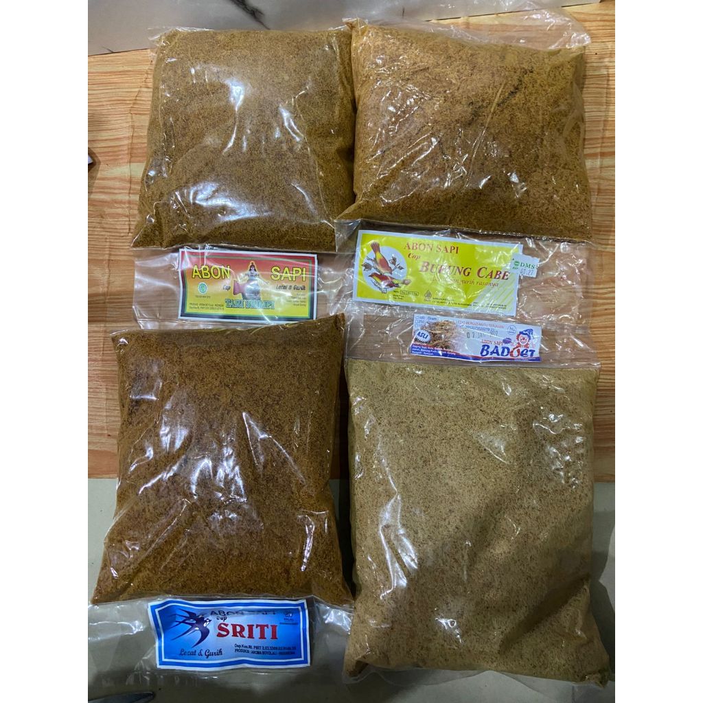 ABON SAPI SUPER GURIH MANIS TOPPING NASI KUNING ROTI SUPPLIER DAPUR MBG RESTAURAN HOTEL CATERING