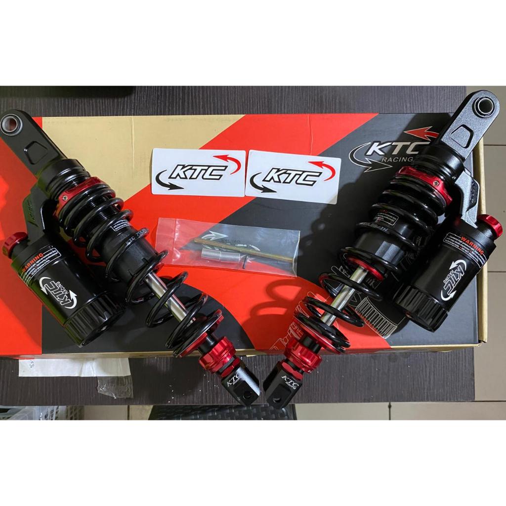Shockbreaker PCX150 Shok Shock Belakang PCX 150 KTC Extreme  350mm warna Hitam-Merah Original KTC