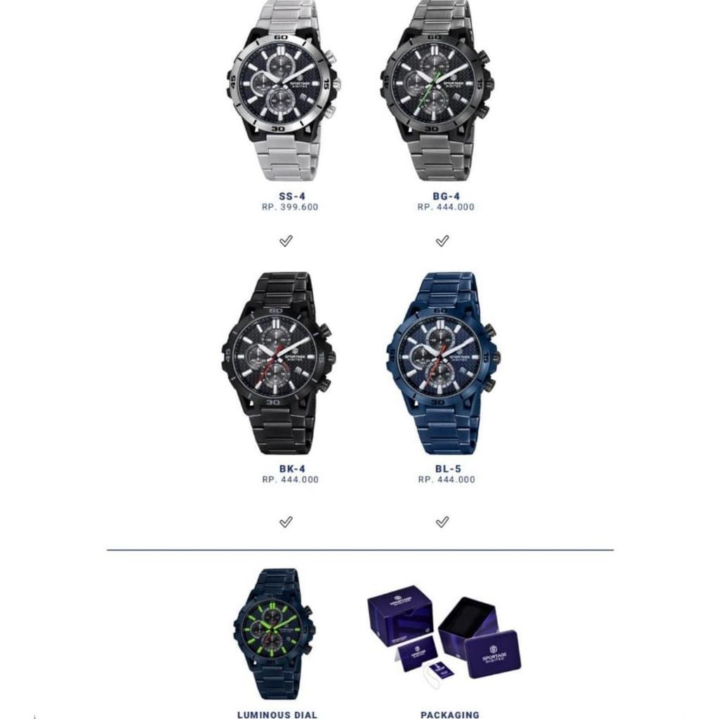 JAM TANGAN Digitec SPC 1700R Rantai Jam Tangan Pria Original