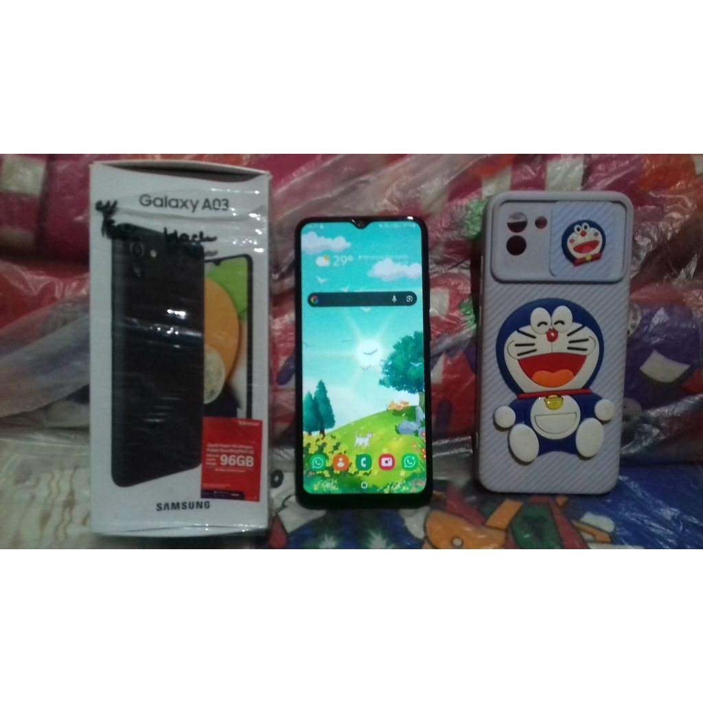 HP Samsung A03 4/64 - SECOND BEKAS 2 TAHUN PEMAKAIAN - COD WAY KANDIS DAN SEKITARNYA