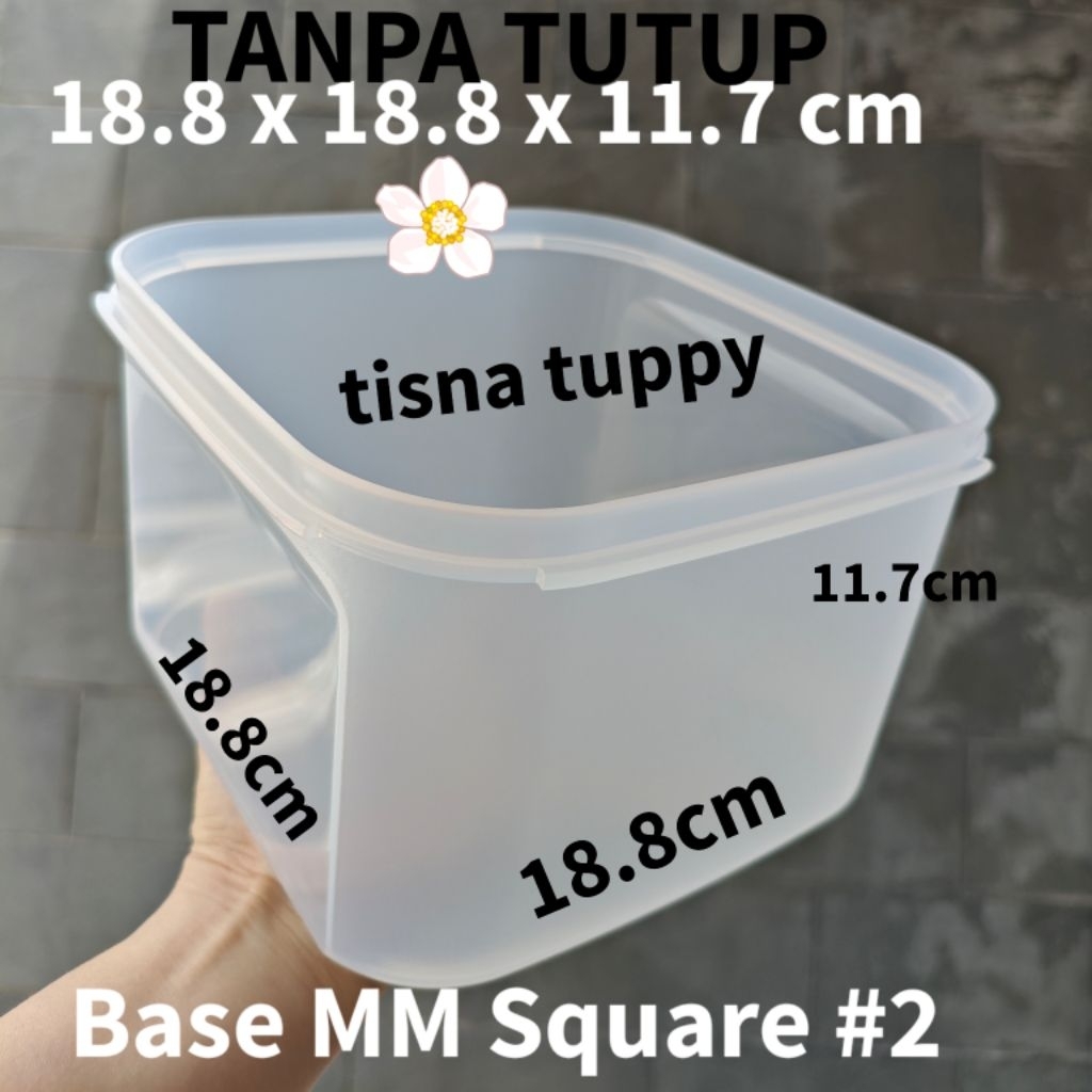 MM Square #2 kapasitas 2.6 liter BADAN SAJA (TANPA TUTUP)