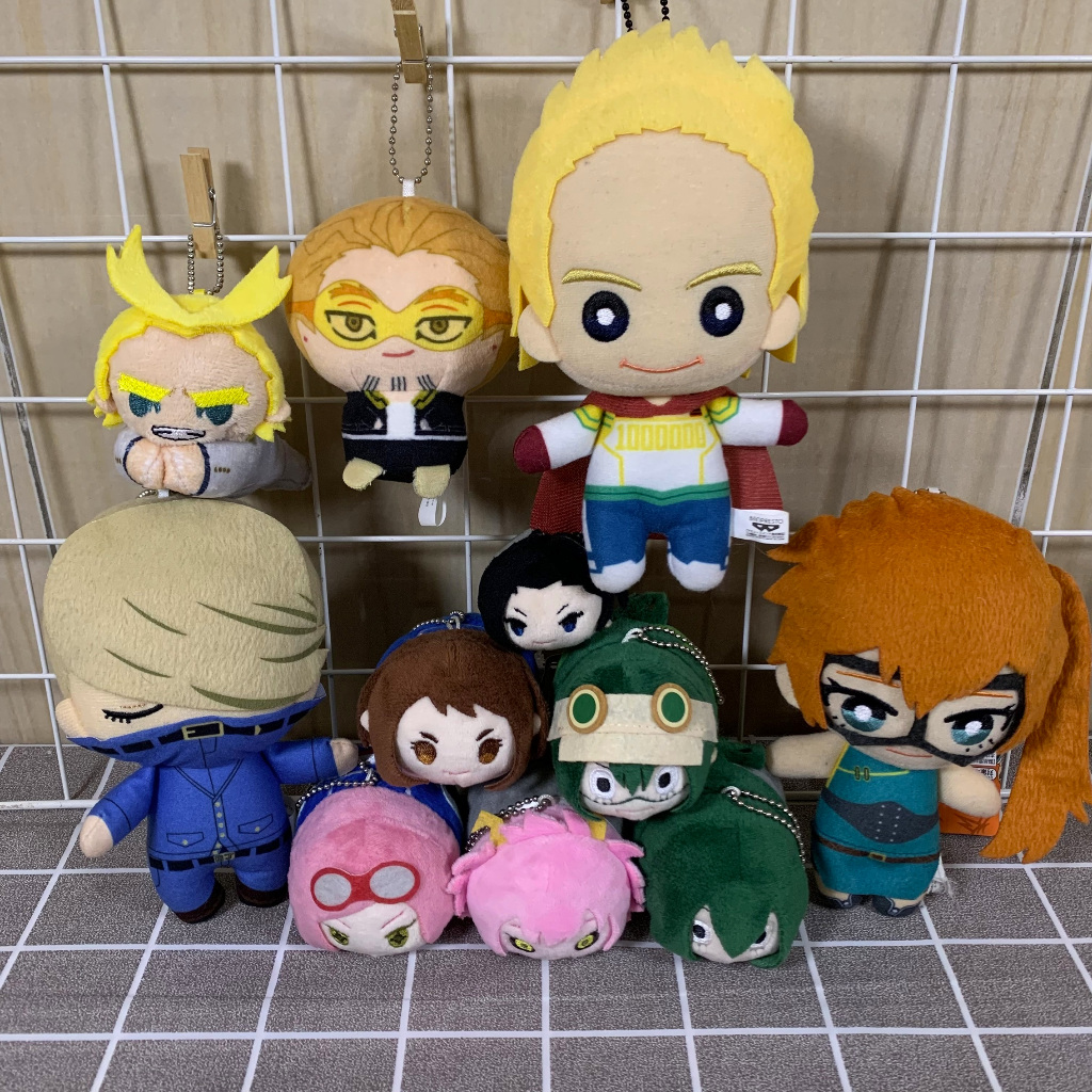 Ganci Boneka Anime My Hero Academia All Might Hawks Lemillion Tomonui Uraraka Mochi Plush