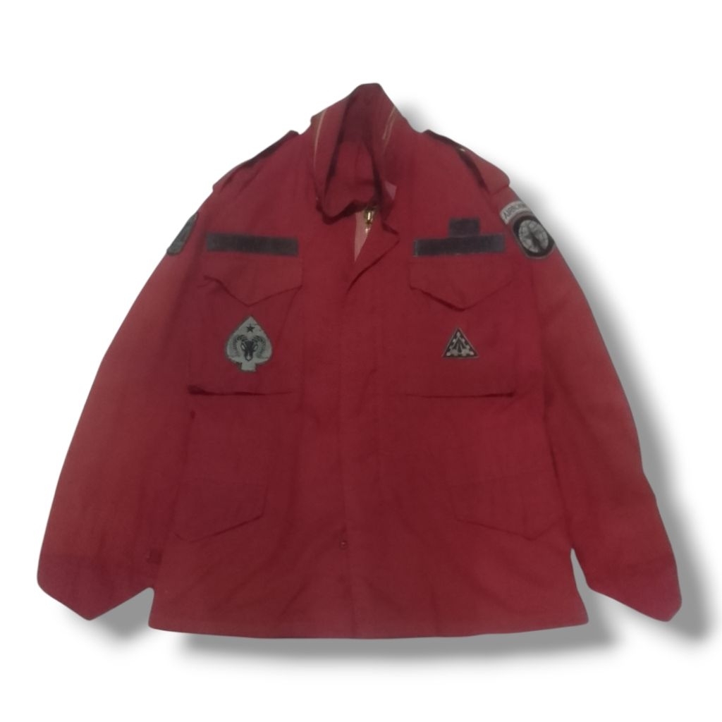 US ARMY M65 BURGUNDY