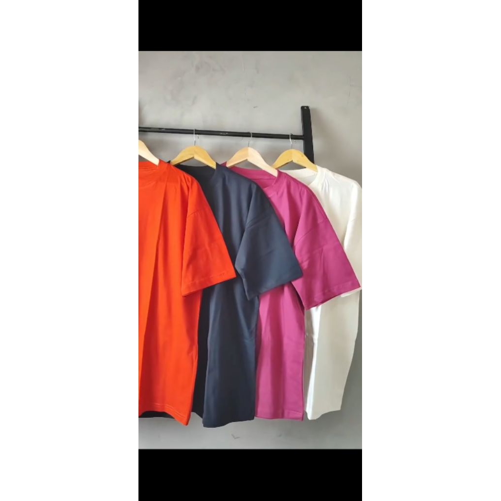 Kaos Polos / Kaos Oblong Dewasa bahan katun tebal